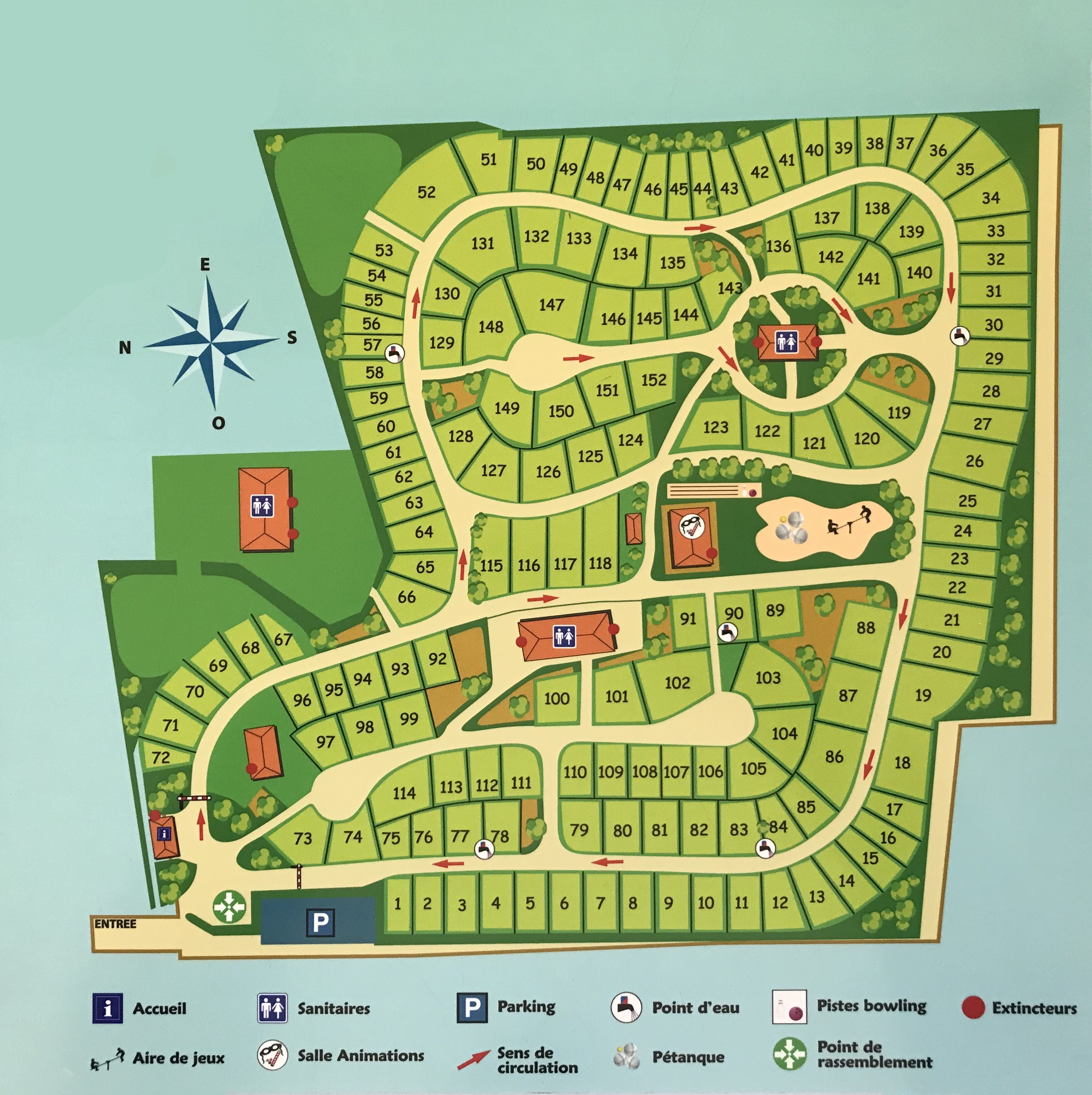 Notre Plan de Camping Plan du Camping des Noires Mottes